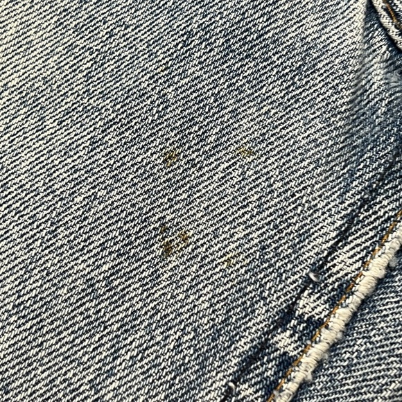 1960s Levi’s Bell Bottom Orange Tab VINTAGE Jeans 27x33 - Picture 10 of 11